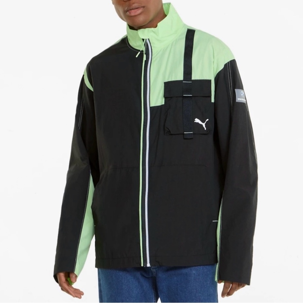 Puma BMV Men's Motorsport Windbreaker Jacket in size Large